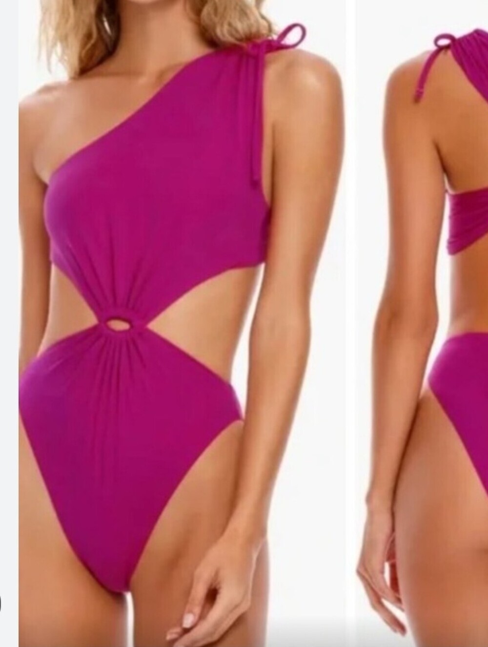 AGUA BENDITA Bloom Suki one pc cutout swimsuit NWT sz XL